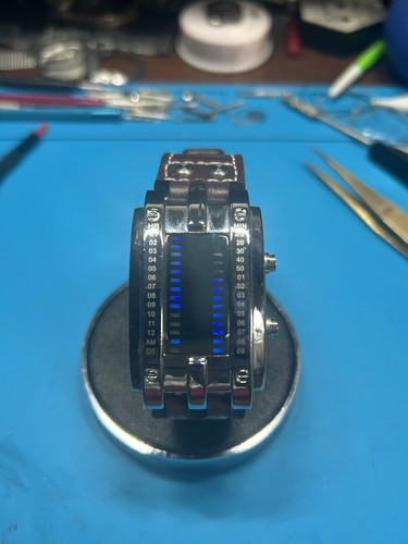 Futuristic binary led men - futuristic, men’s