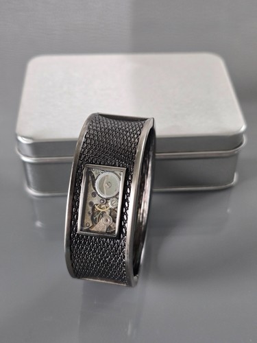 Steampunk watch bracelet - bracelet, one