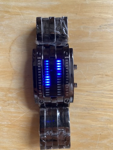 Mens black led - led, digital