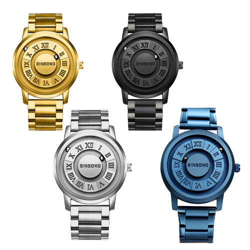 Men magnetic quartz - quartz, wrist