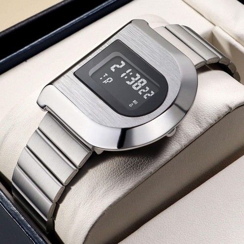 Shape digital watch unisex - digital,